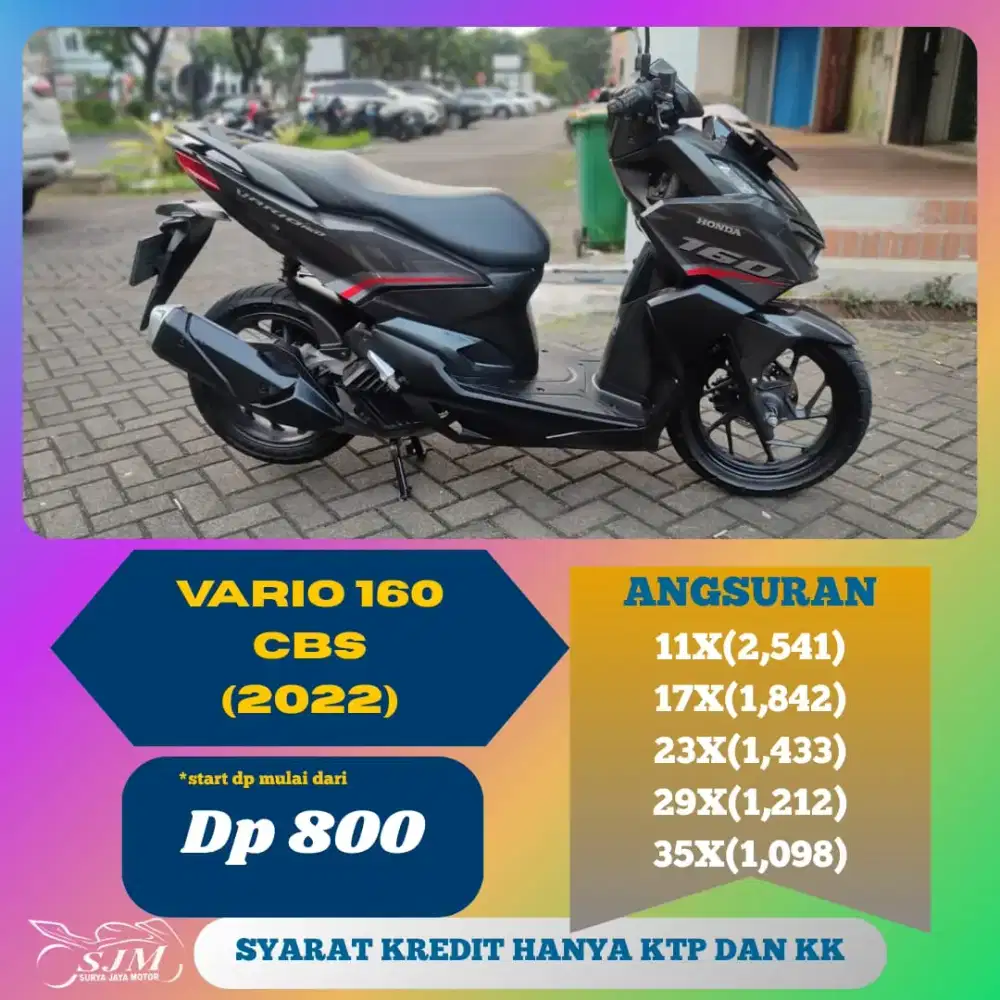 HONDA VARIO 160 CBS 2022 MESIN HALUS