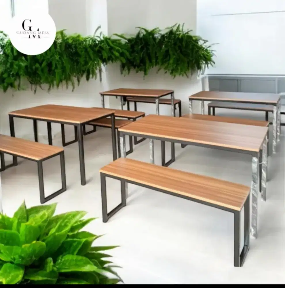 Meja makan meja kantin resto borongan