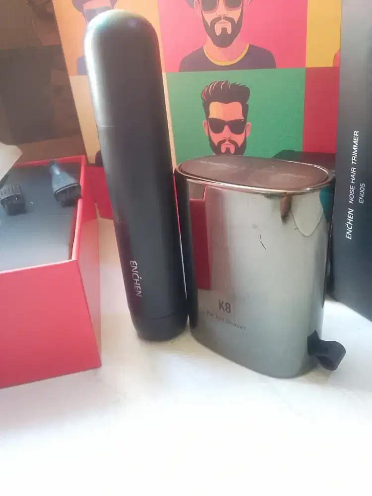 Pencukur bulu hidung dan jenggot enchen spesial edition