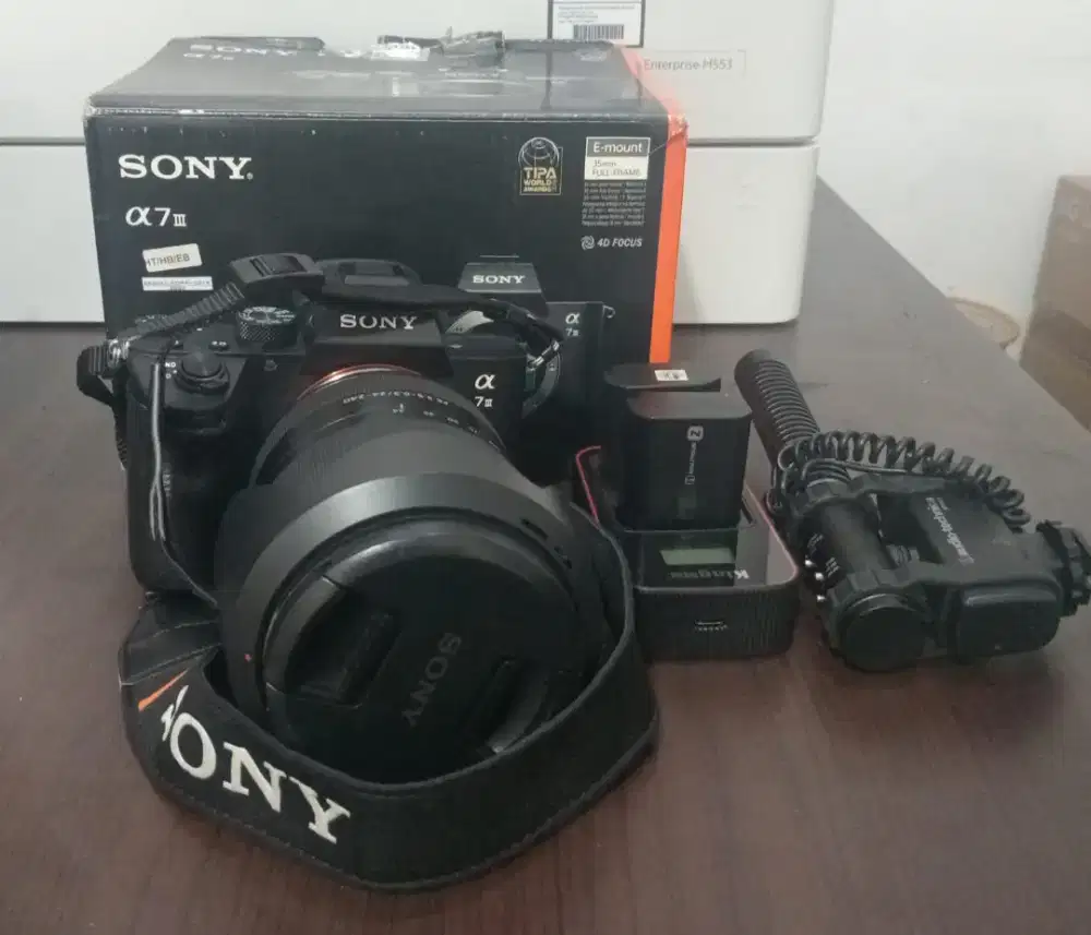 DIJUAL Kamera DSLR Sony Alpha 7 III (Body + Lensa)