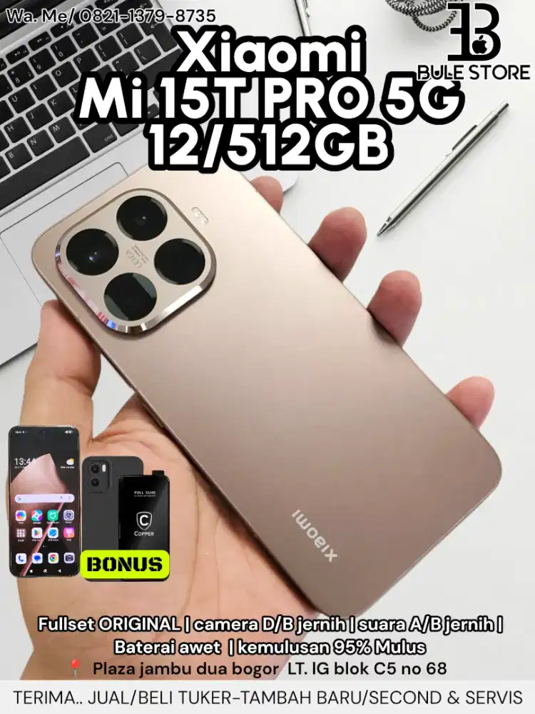 Xiaomi Mi 15T PRO 5G 12/512GB fullset original