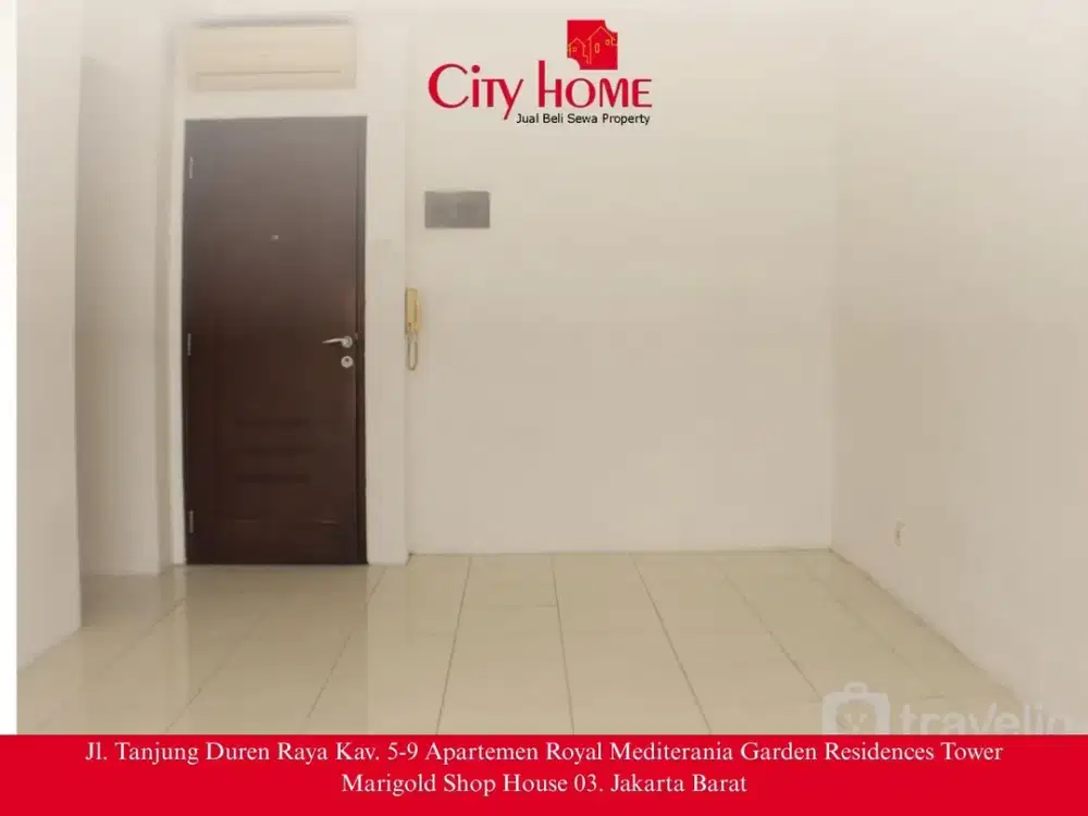 Jual Apartemen 3BR Unfurnished di Apartemen Mediterania Garden Residences 2 Tanjung Duren Jakarta Barat