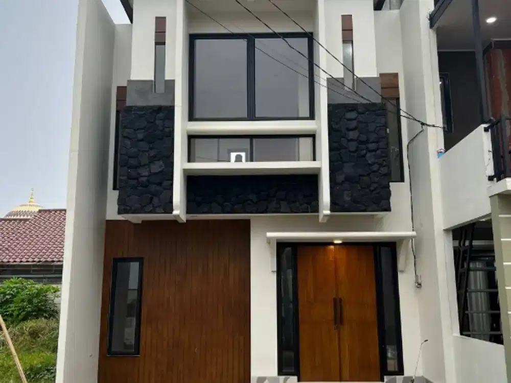 Rumah 2 lantai murah siap huni dekat toll desari