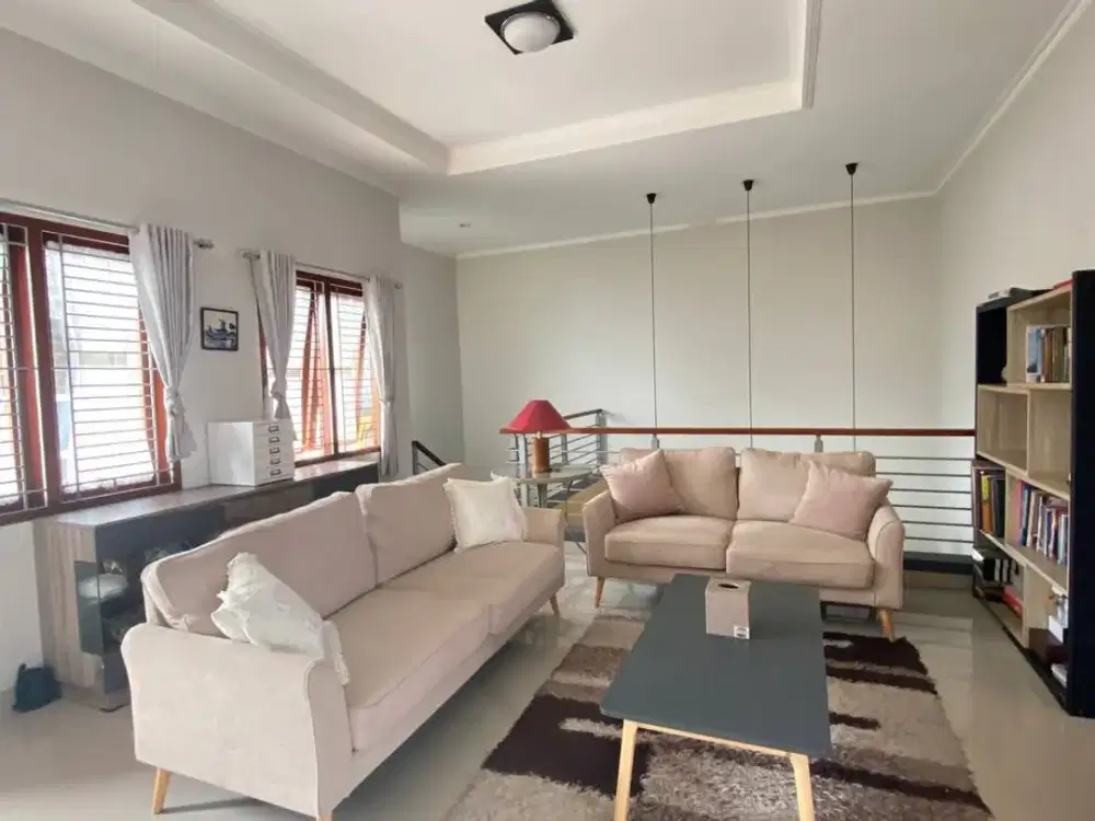 Jual Rumah Modern Minimalis FULL FURNISHED LT 205 LB 350 di Buahbatu – Siap Huni