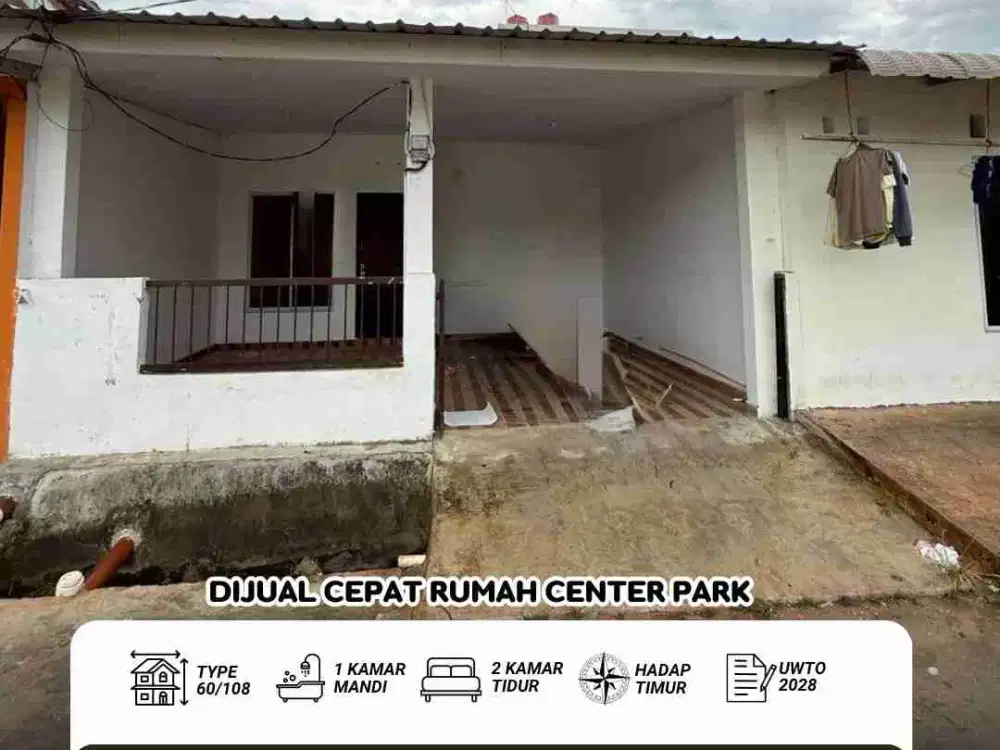 Dijual rumah Center park batam center