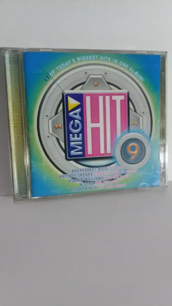 Kaset cd mega hits seken bagus