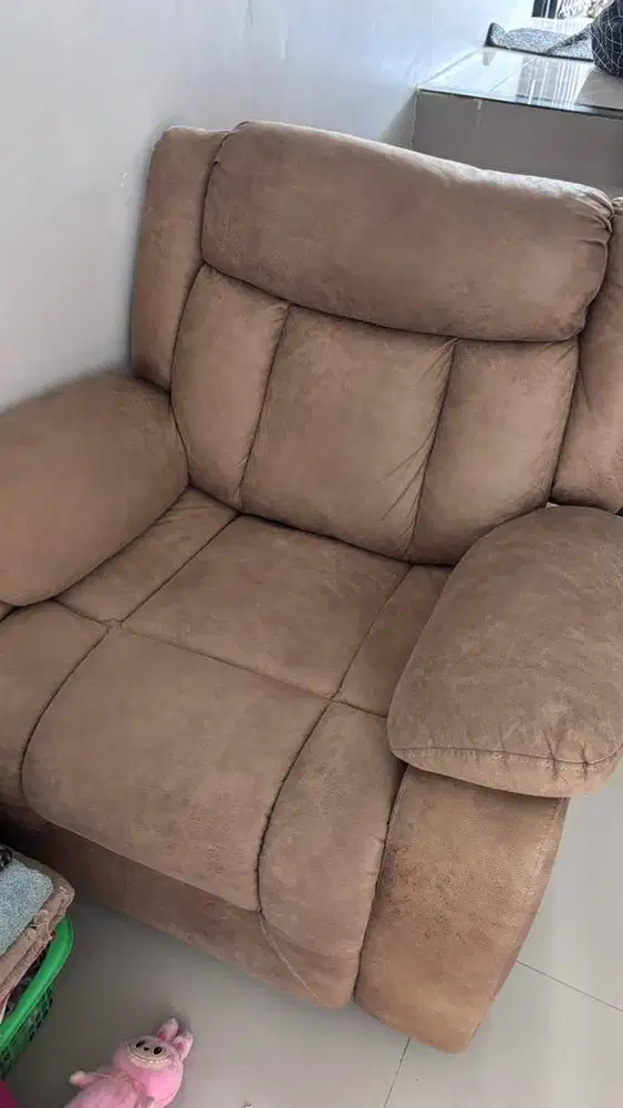 Informa sofa recliner fabric one seater (preloved)