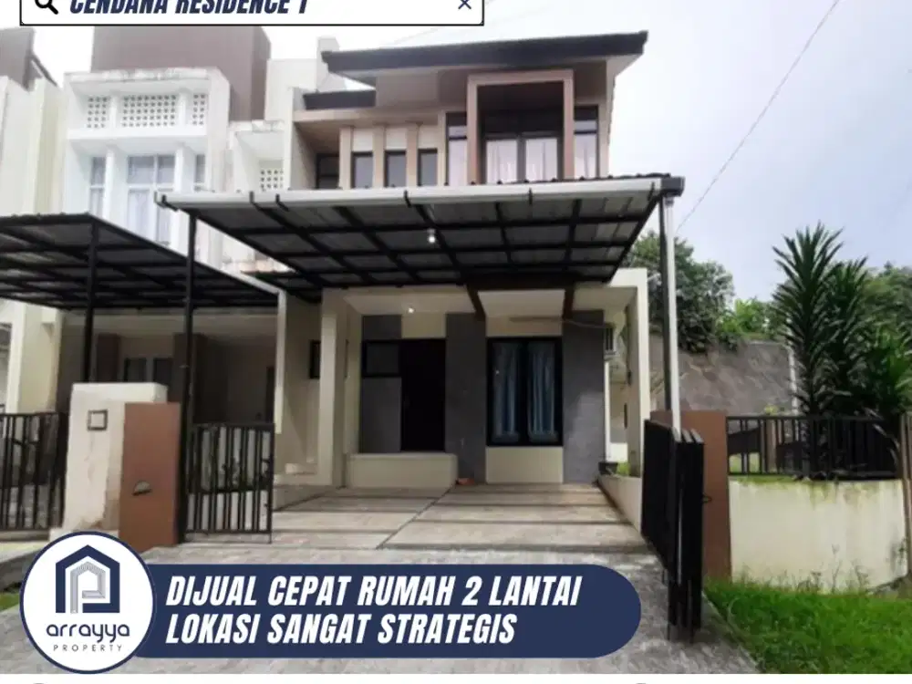 DIJUAL CEPAT RUMAH 2 LANTAI POSISI HOOK DI CENDANA RESIDENCE PAMULANG (DM21)