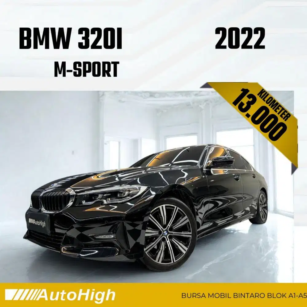DP10% [Km13.000] 320i M-Sport 2022 Black Reg 2023 #AUTOHIGH