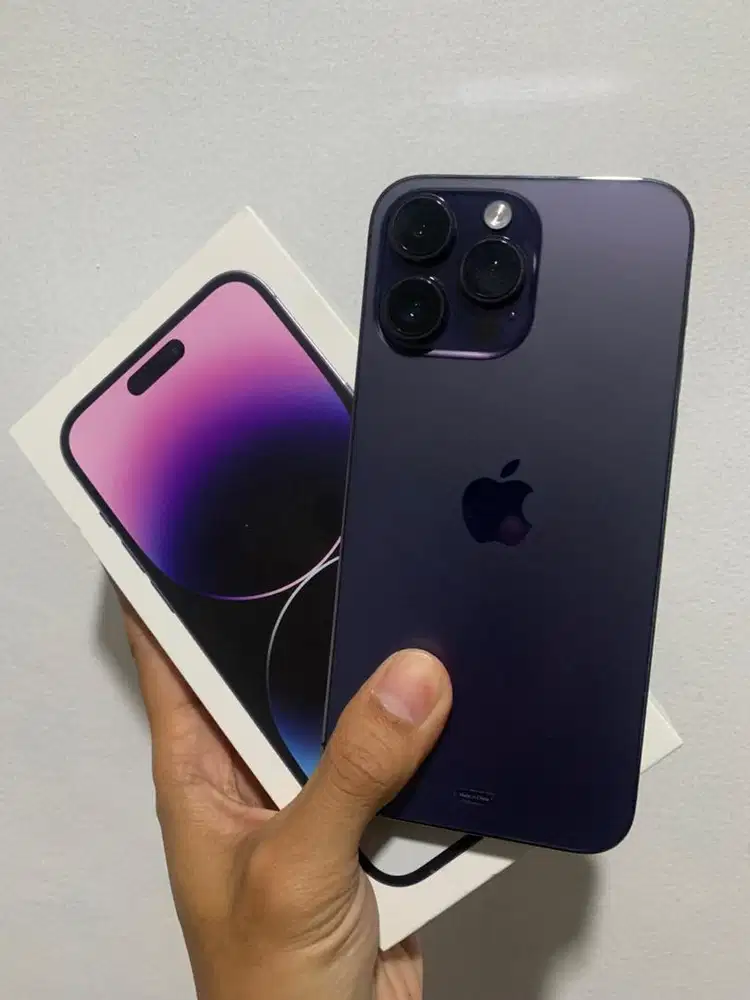 iphone 14 promax 128gb deep purple resmi ibox