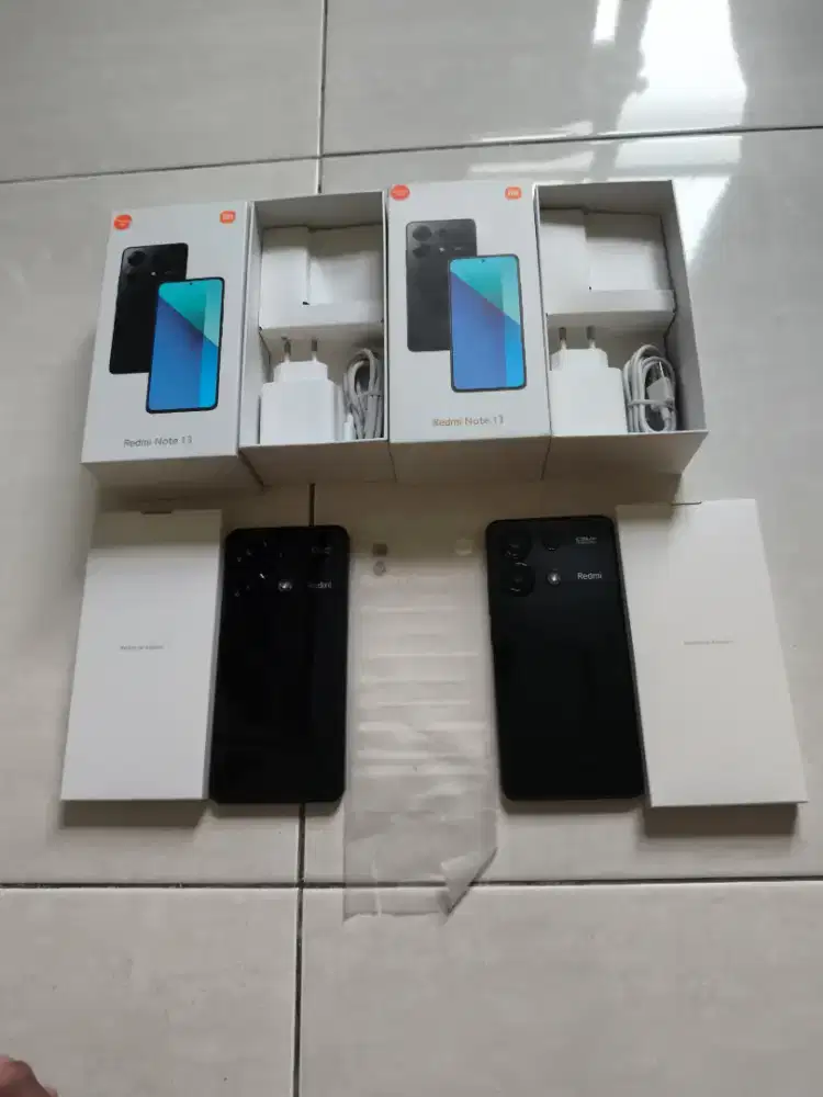 Redmi note 13 4g 8/256 hitam mulus