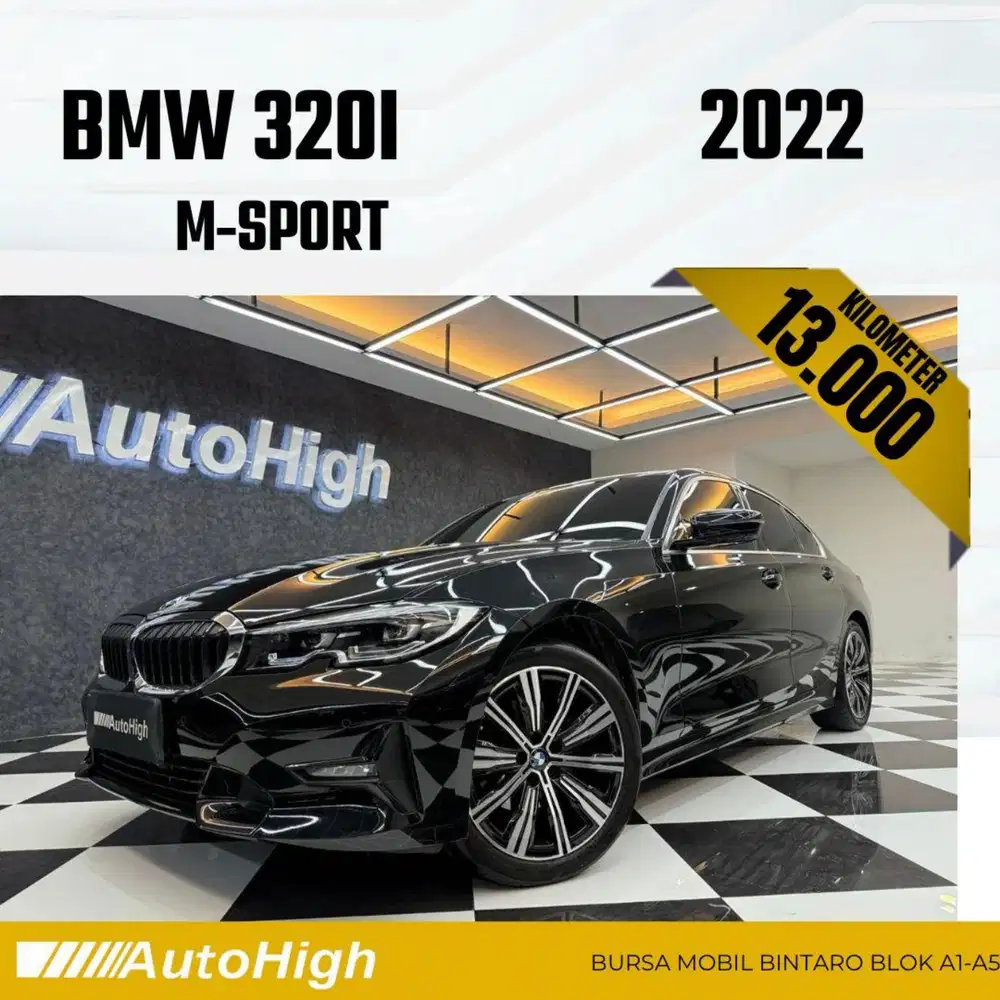 DP10% [Km13.000] 320i M-Sport 2022 Black Reg 2023 #AUTOHIGH