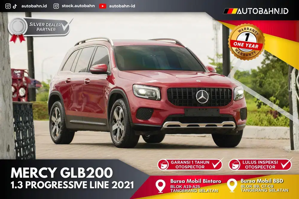 (DP 52jt) Mercedes Benz GLB200 1.3 Progressive Line 2021