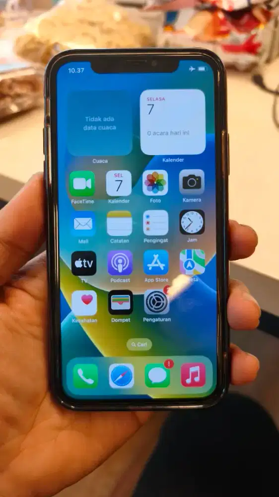 iPhone X 256 inter sinyal aman