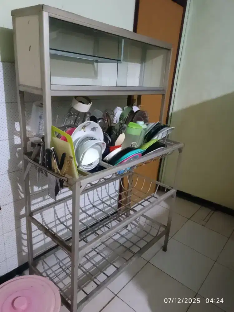 Rak piring aluminium