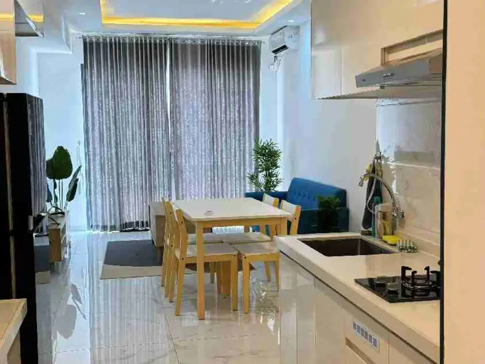 Sky House 3BR Apartemen Dekat Aeon