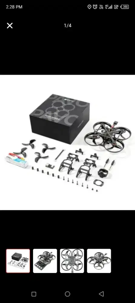 Beta fpv pavo Pico ELRS 2.4GHZ brushless whoop quadcopter drone pnp