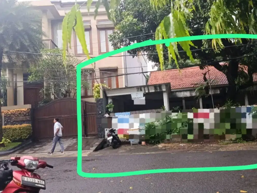 Dijual Cepat Rumah Tua Hitung Tanah  di Jakarta Selatan di Dekat Antasari Lokasi Premium