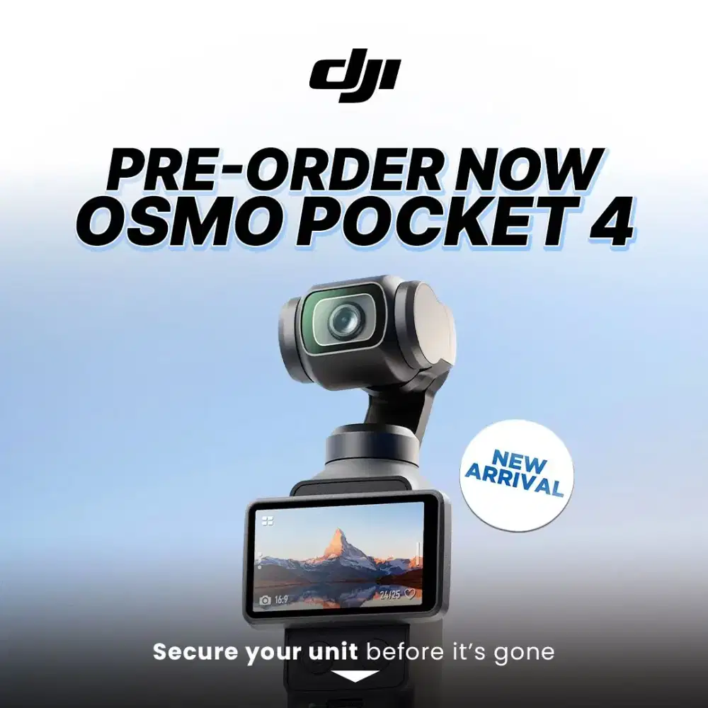 PRE ORDER DJI OSMO POCKET 4