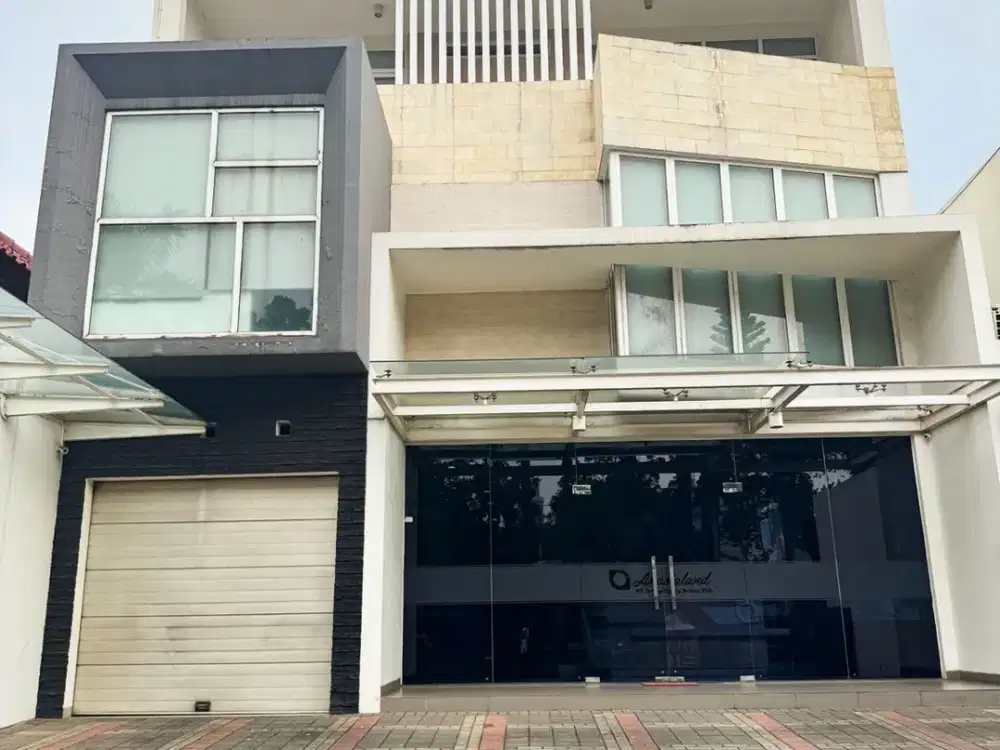 DIJUAL BANGUNAN KANTOR 3 LANTAI  ANGGREK LOKA BSD FULL FURNISHED