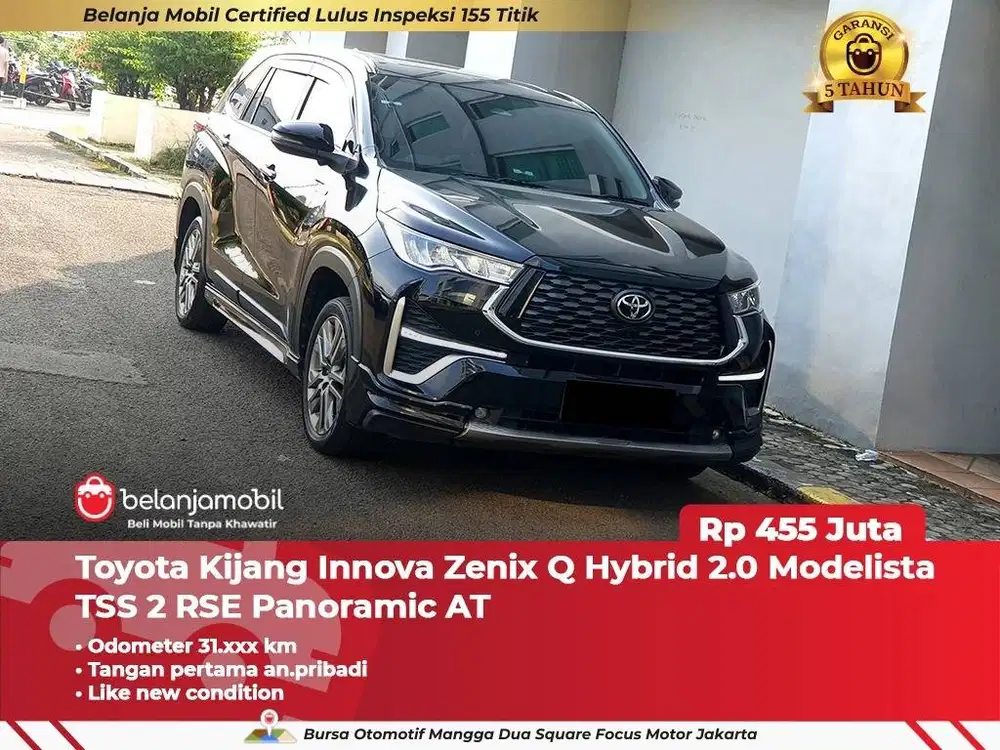 [ BERGARANSI ] Toyota Innova Zenix Q Hybrid Modelista TSS 2023/2024