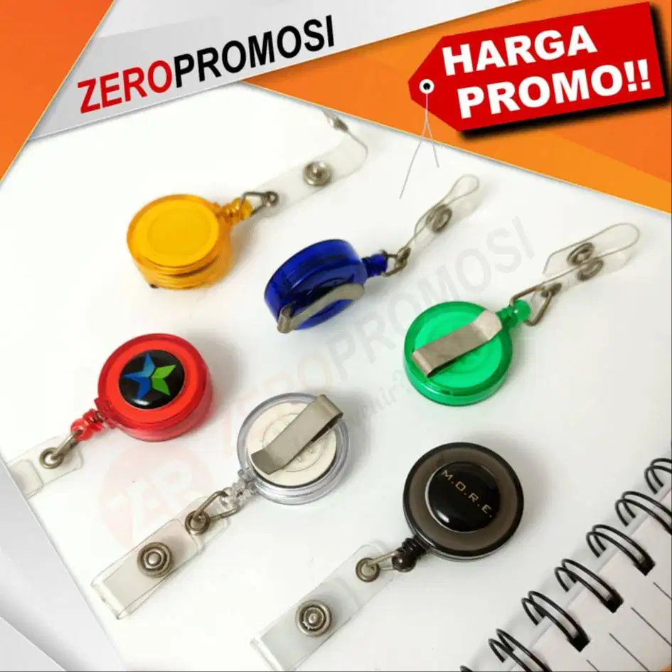 Yoyo ID Card Warna Doff Custom Logo Resin