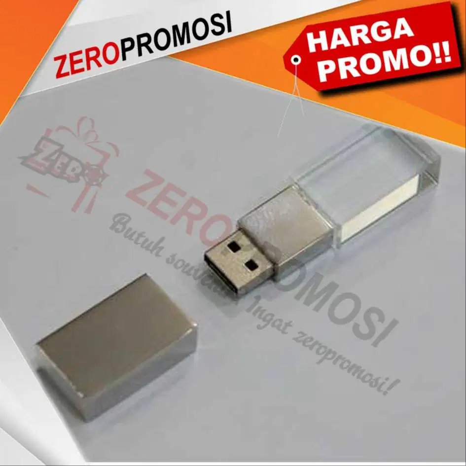 Flashdisk Kristal FDSPC26 Cetak Logo