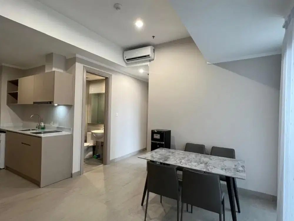 disewakan 2 bedroom las 76sqm  semi furnish menara jakarta kemayoran