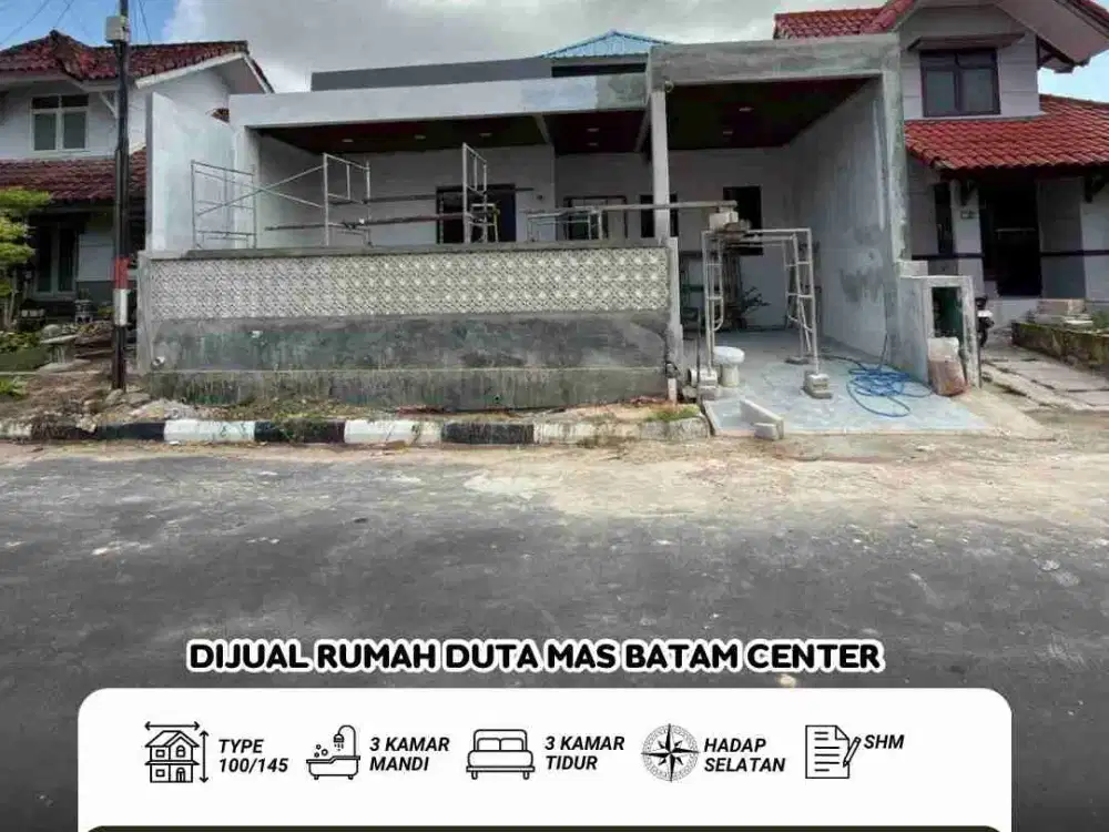 Dijual rumah Dutamas batam center