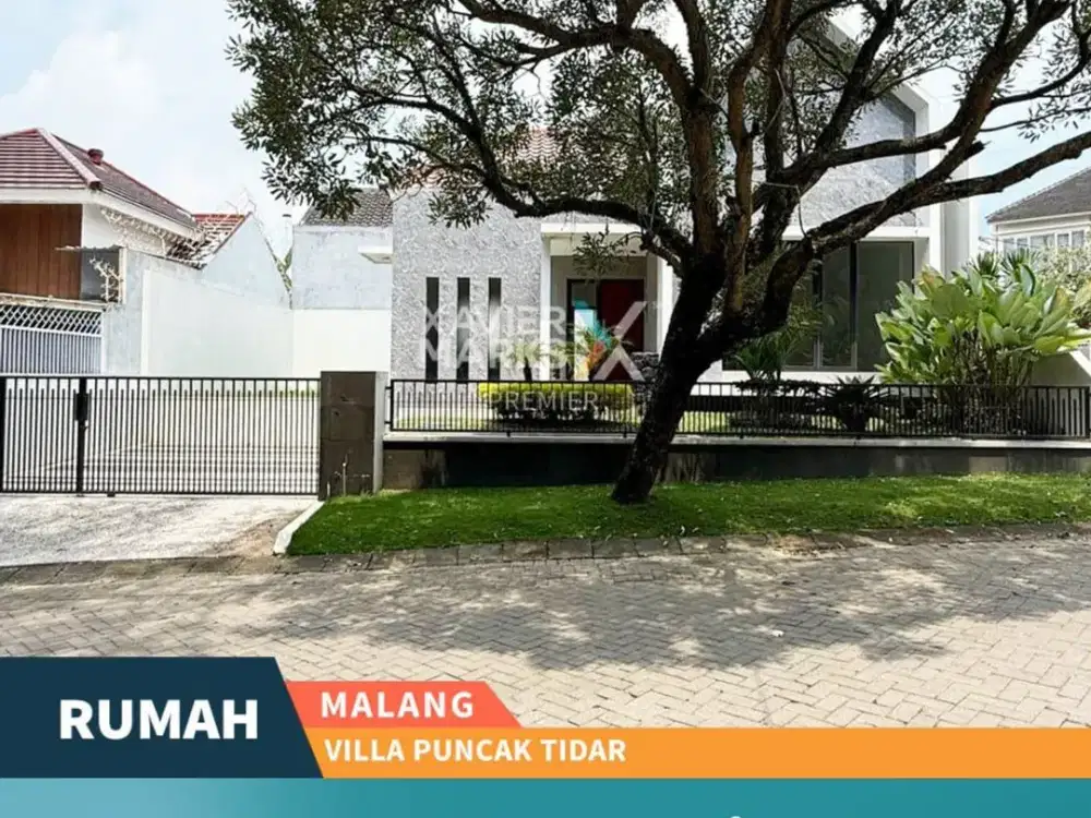 Disewakan Unit Langka Rumah Baru di Poros Villa Puncak Tidar Malang