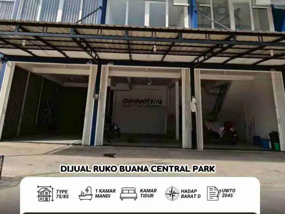 Dijual ruko buana central park batu aji