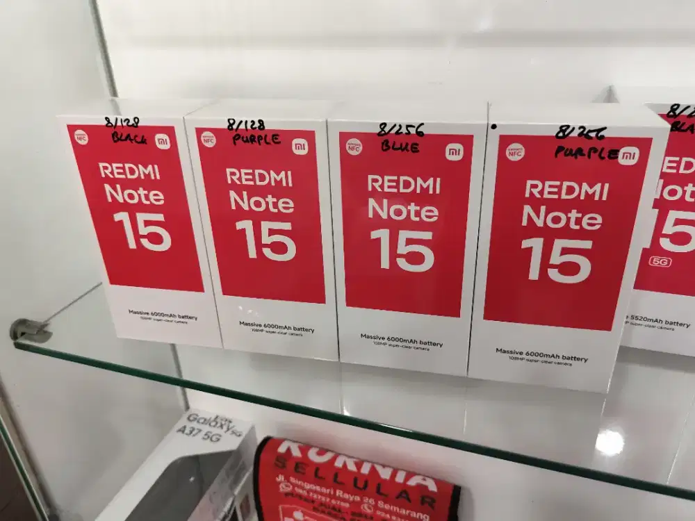 Redmu Note 15 New, HARGA PROMO, Buruan digercepin yok‼️