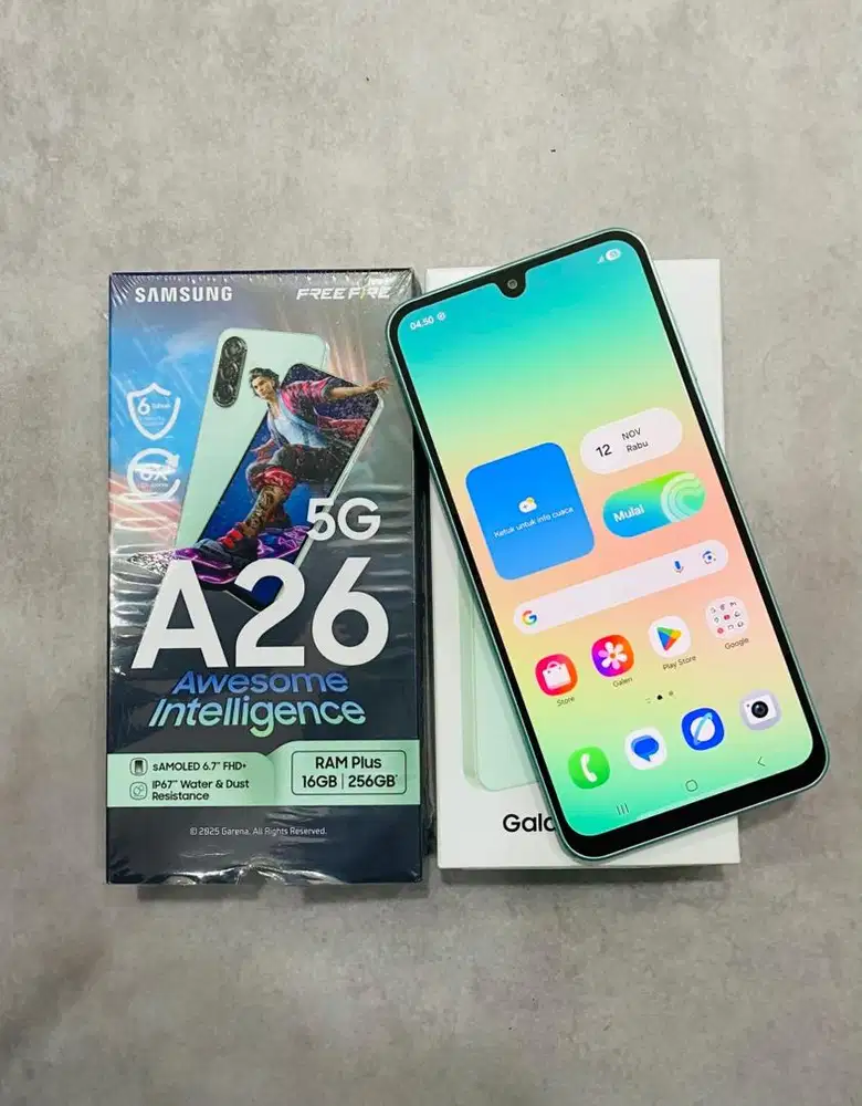 Samsung A26 (5g) 8/256 fullset ori mulus no minus