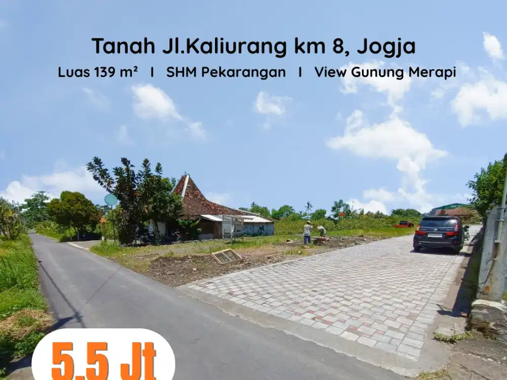 Luas 139 m, 5 Jutaan Utara UGM Jogja, Tanah Palagan