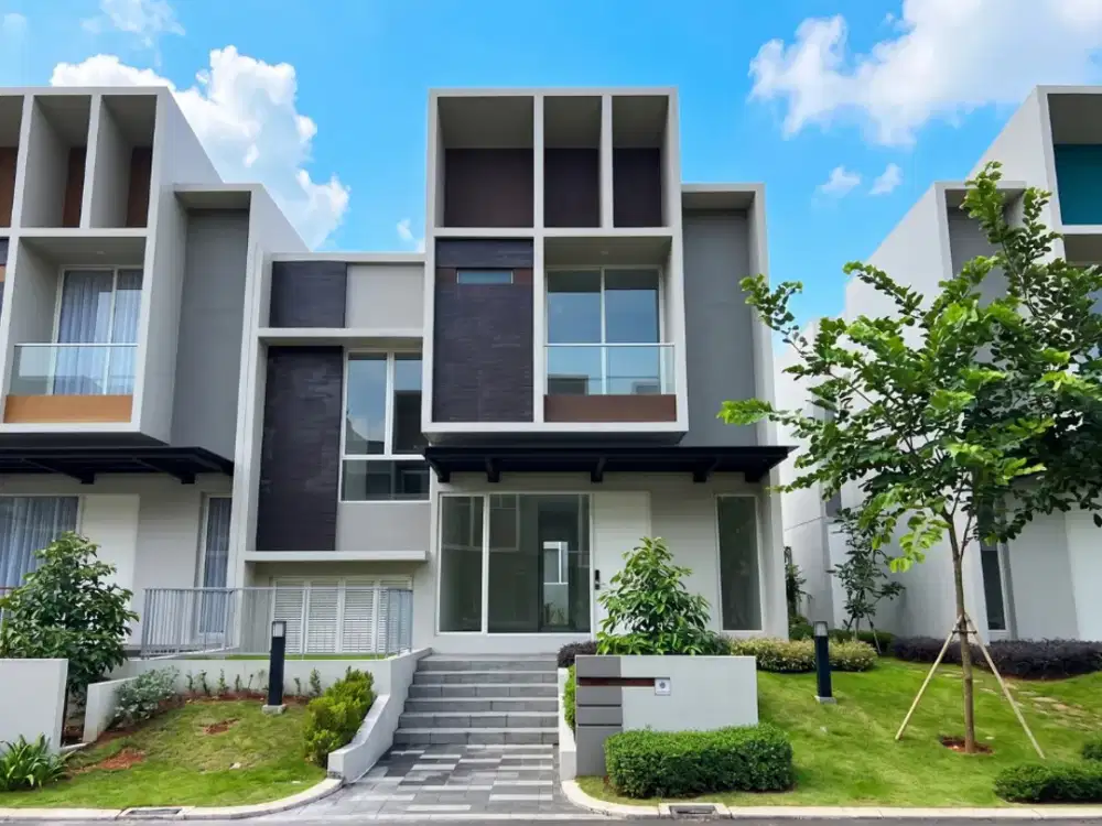 RARE UNIT HOEK CLUSTER MOZART – DEKAT TAMAN, CLUBHOUSE & POOL SUMMARECON SERPONG GADING SERPONG