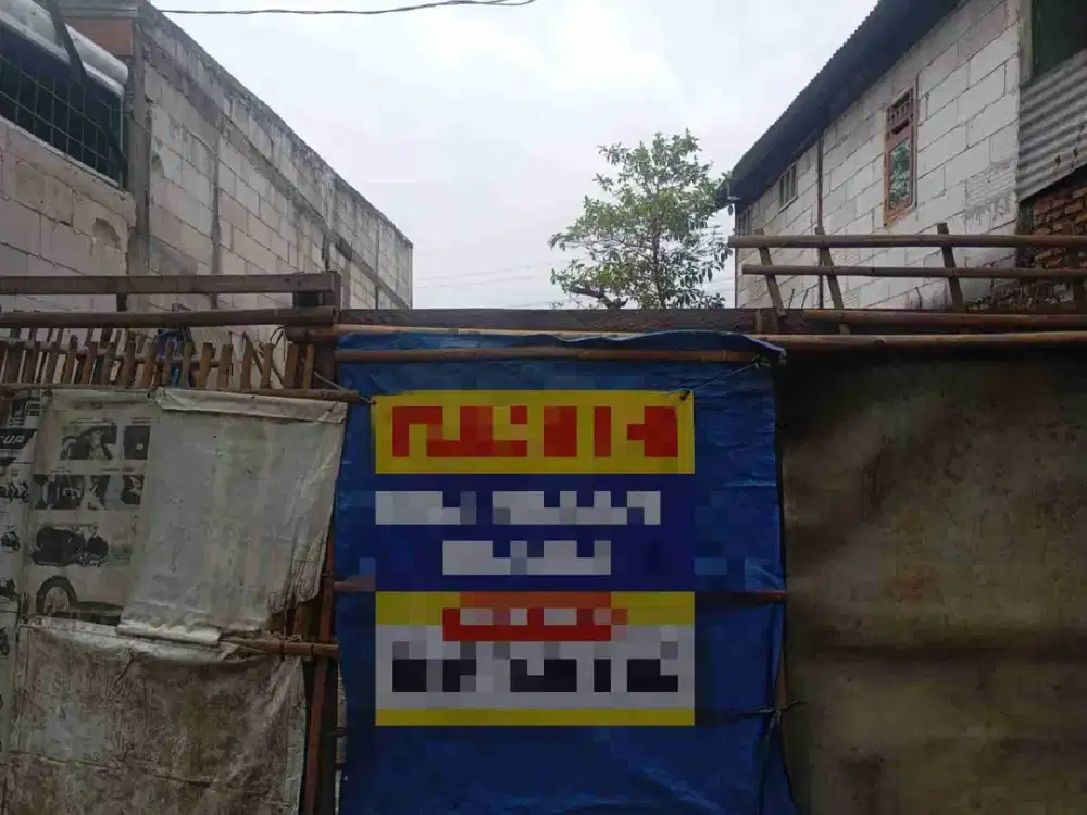 Dijual Tanah dijalan Pisangan kp kebon singkong (depan PT.Fujise) satria jaya kec.Tambun Utara luas 5 m2.p 18,5 m2 LT 92.5 M2 surat AJB