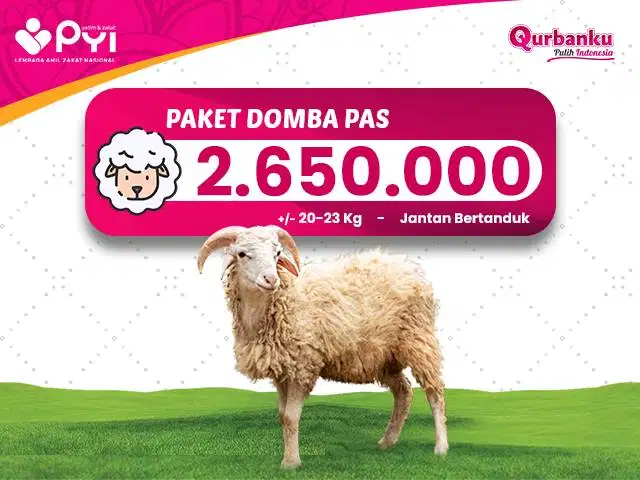 Qurban 2026/1447 H - Qurban Domba Paket Pass Qurban Domba Jantan