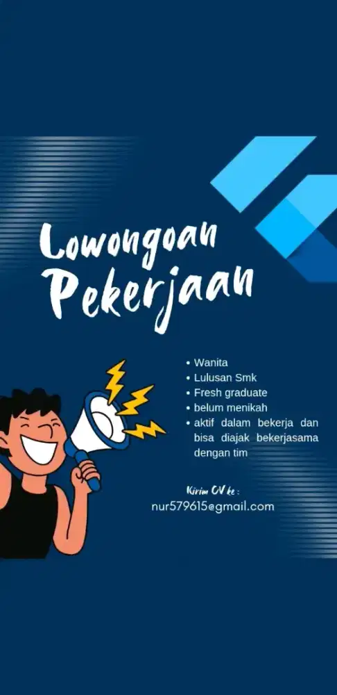 Dibutuhkan lowongan pekerjaan khusus wanita