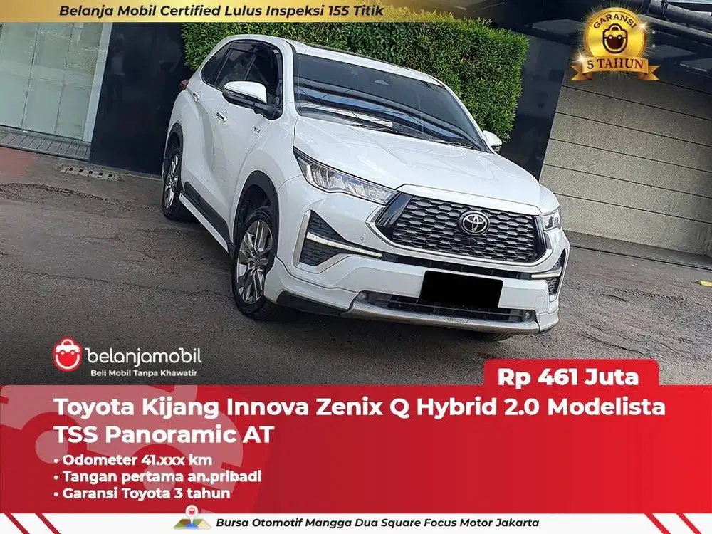 [ BERGARANSI ] Toyota Innova Zenix Q Hybrid Modelista TSS AT 2024/2025