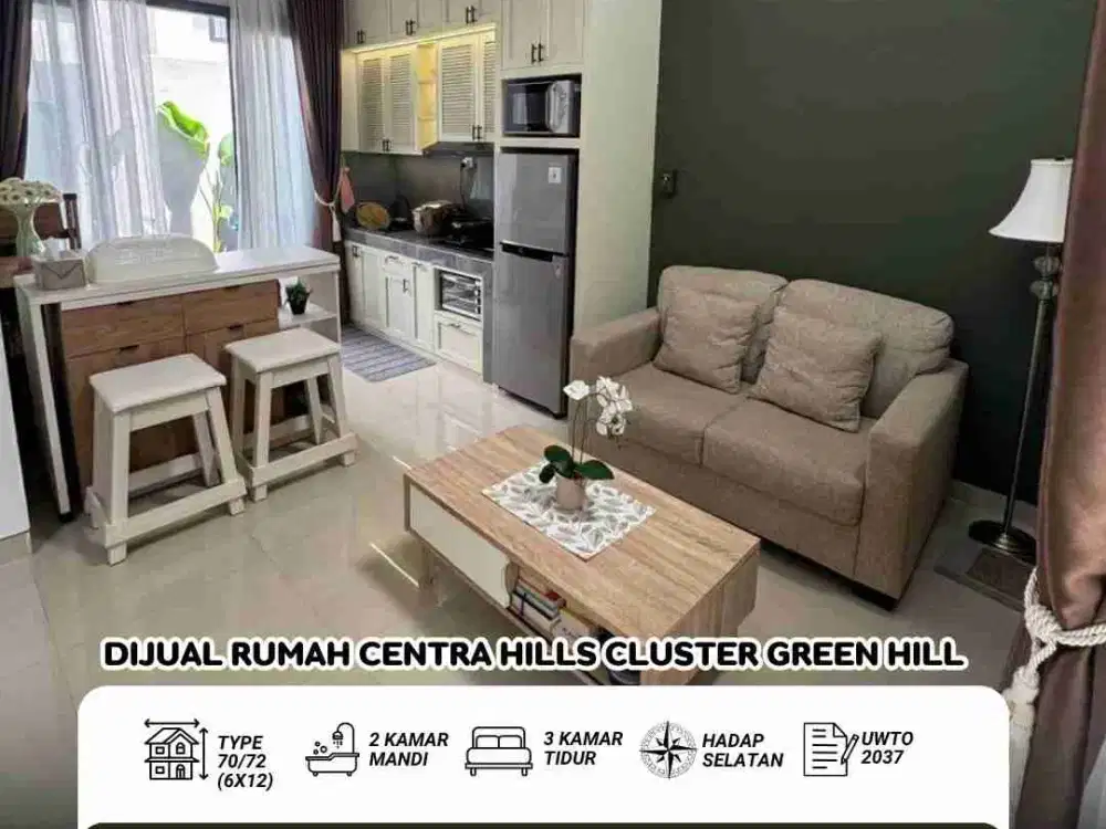 Dijual rumah Centra hills cluster green hill