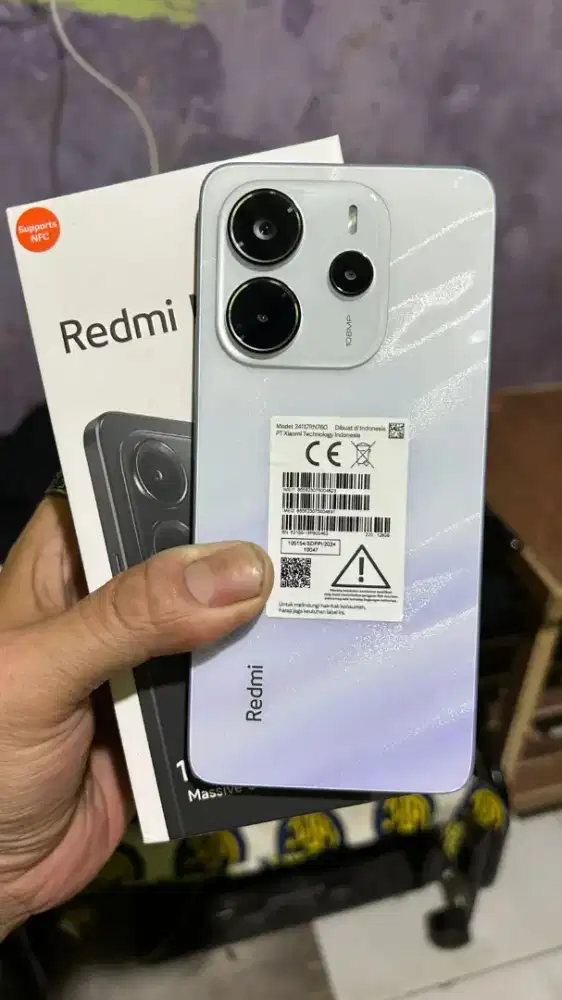 Resmi note 14 4G ram 8/128 fullset mulus poLL garansi ON