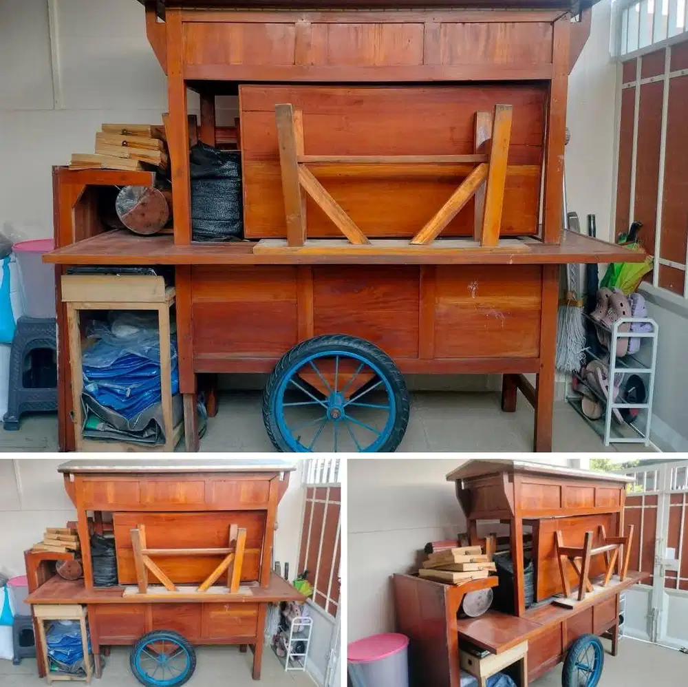 DI JUAL 1 SET GEROBAK ANGKRINGAN ( BEKAS PEMAKAIAN PRIBADI )