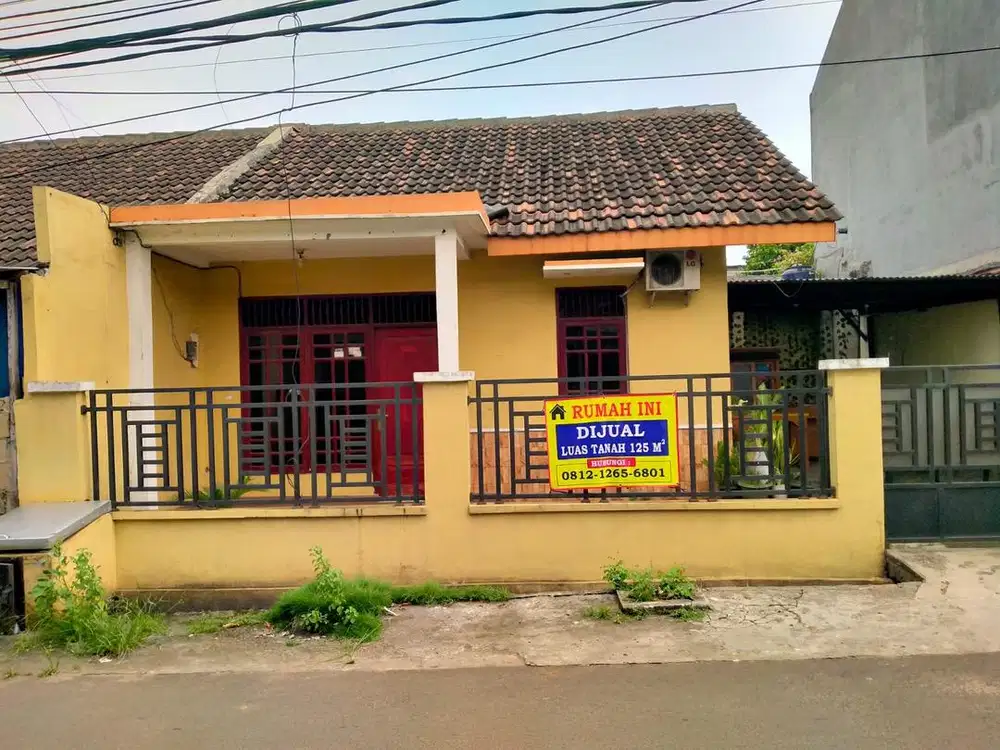 Jual Cepat! Rumah 1 Lantai 2KT Lokasi Strategis di Pamulang SHM