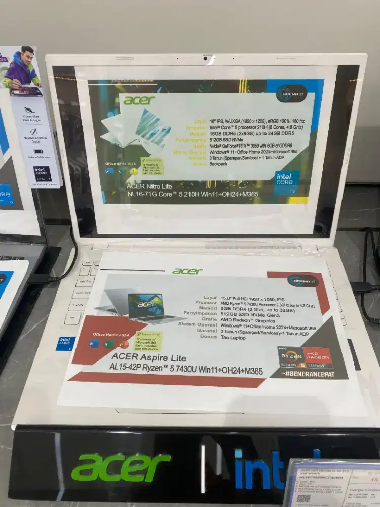 Laptop ACER Nitro lite bisa cicilan dengan HOMECREDIT