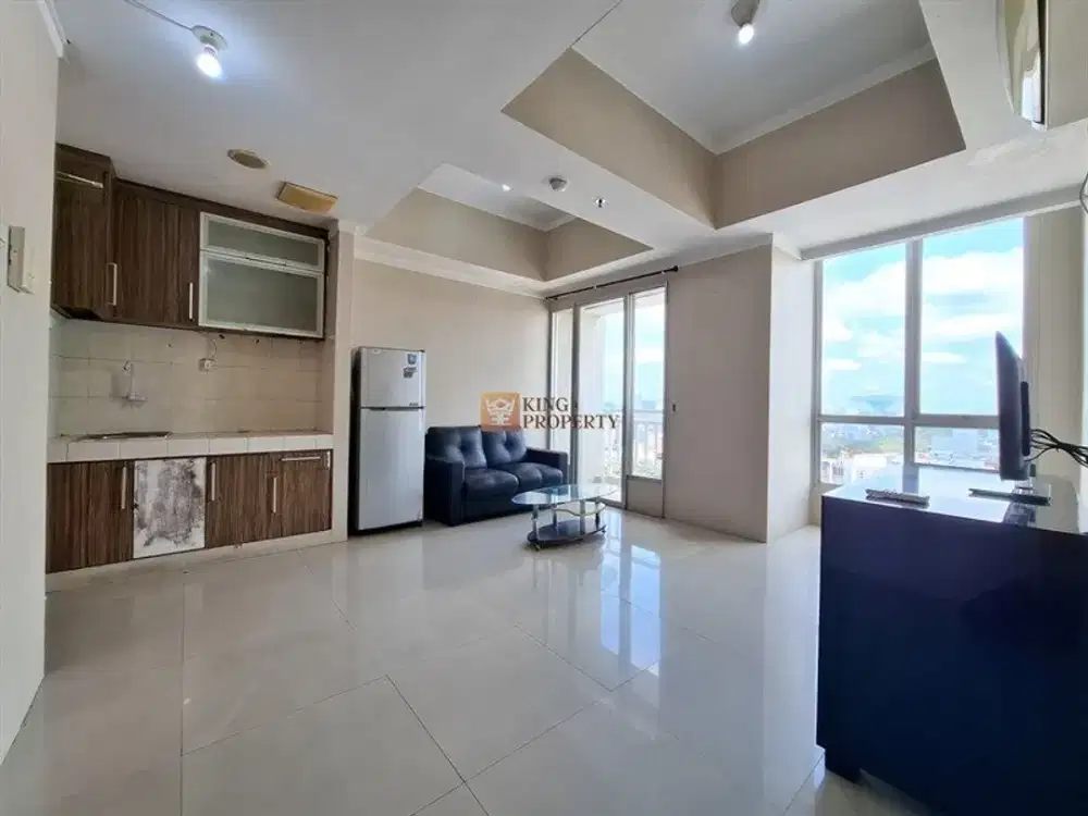 Dijual Cepat Unit Langka 2BR Jadi 1BR Apartemen Grand Kartini Semi Furnished Siap Huni, Lokasi Di Sawah Besar Pademngan Ancol Jakarta Utara