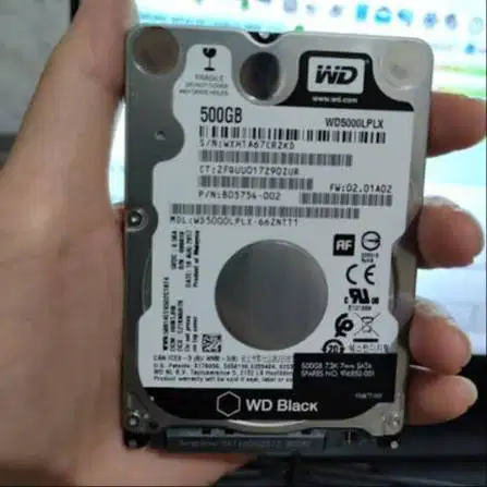Hdd WD Black 2.5 Inci Slim 500gb 7200rpm Full Game