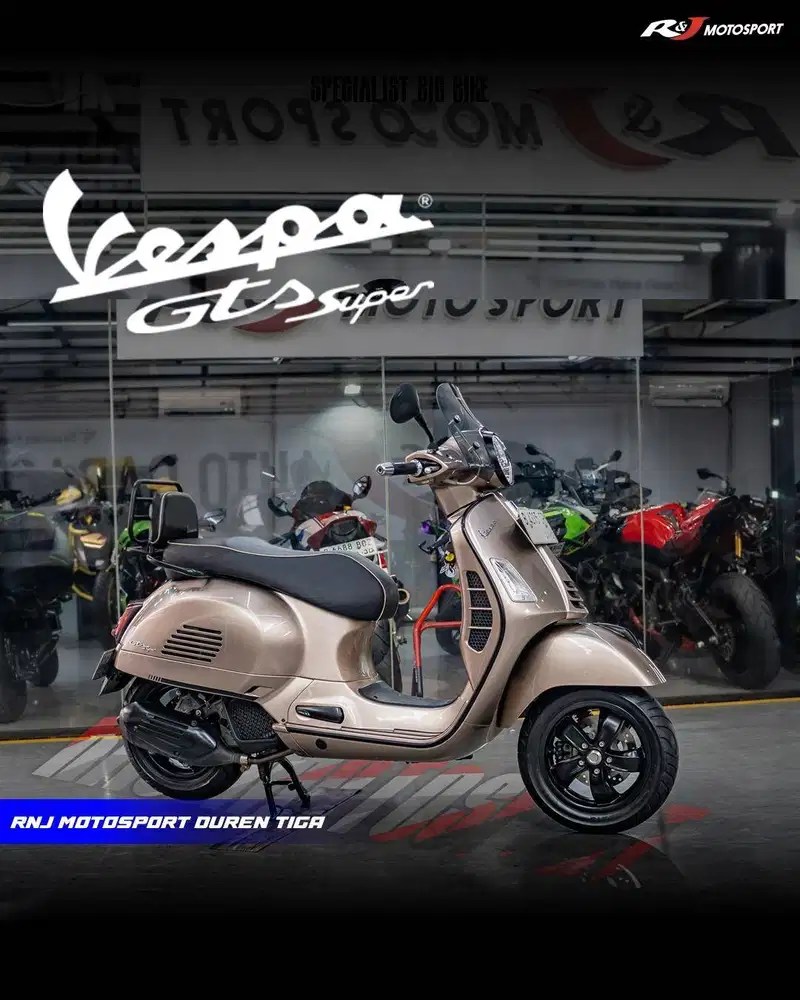 Vespa GTS Super 150cc Km 5.000an Full Paper