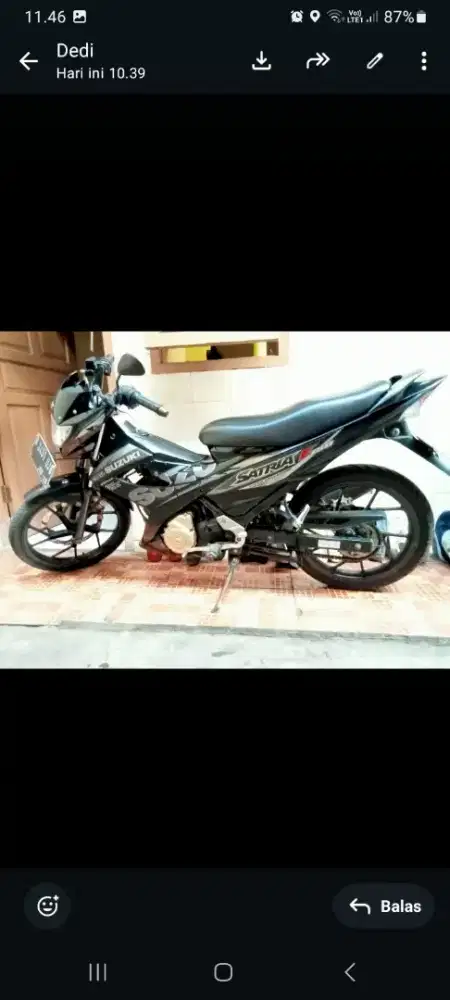 Jual santai satria fu150 2015