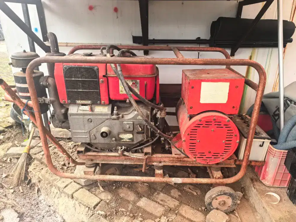 Mesin Genset Yanmar TS 230R Siap Pakai