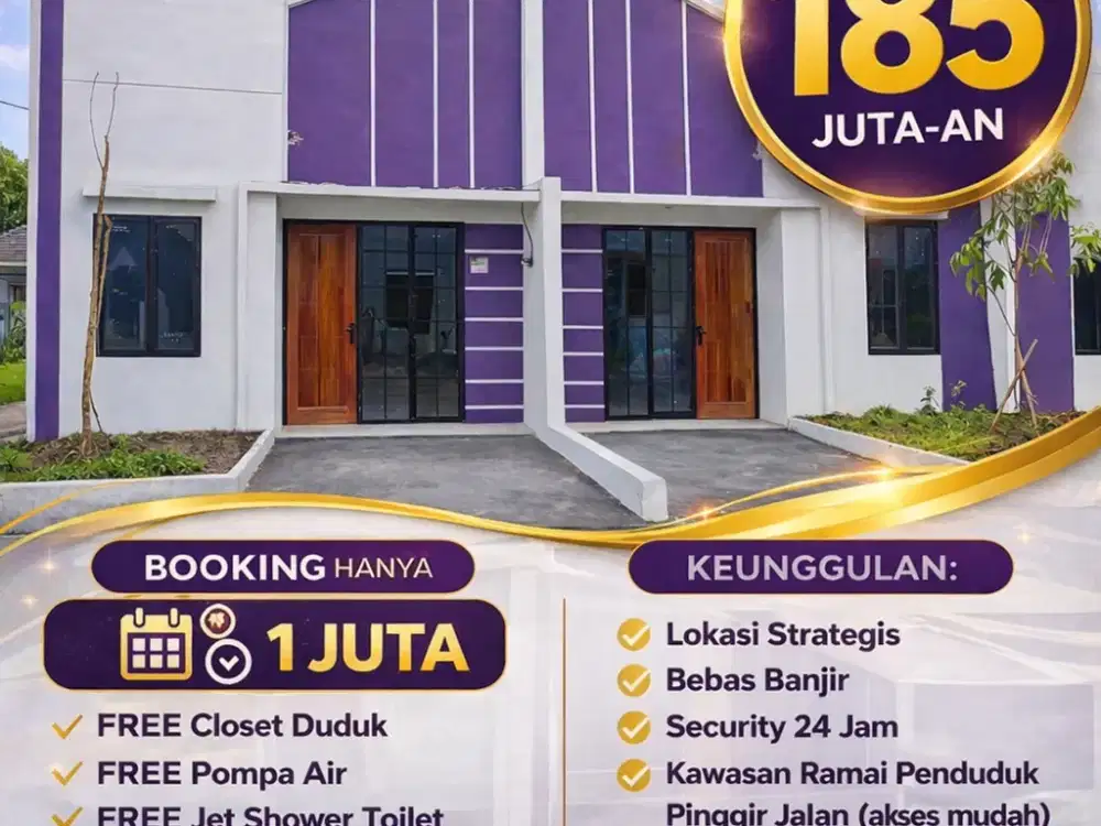 DIJUAL RUMAH MURAH HARGA DIBAWAH 200 JUTA DI BOGOR LOKASI STRATEGIS